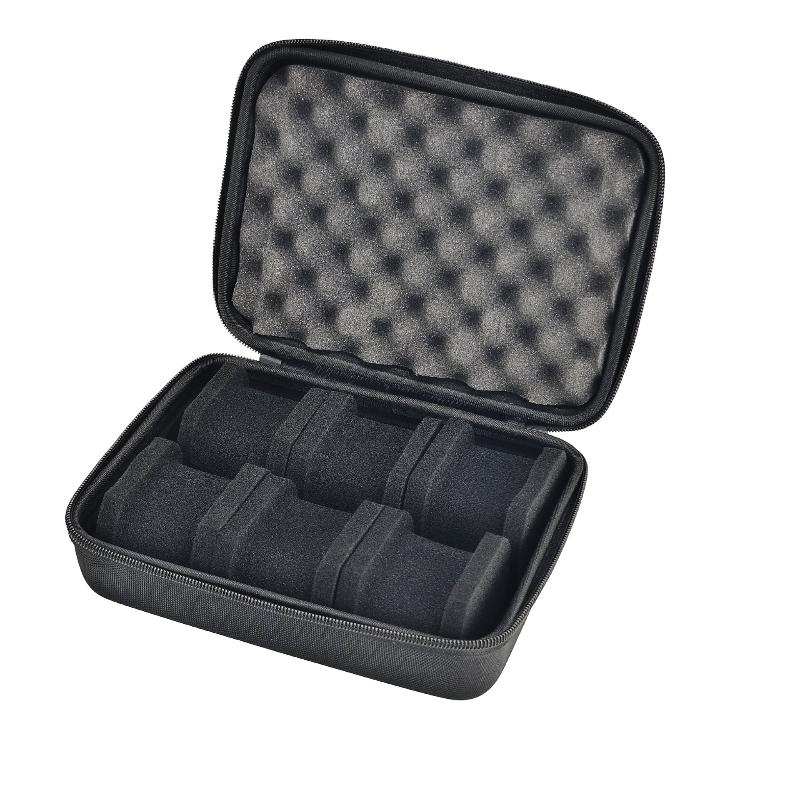 1Pcs Hard Eva Watch Storage Case With 6/8 Slots Soft Shockproof Lining Perfect For Home Travel Watch Collection