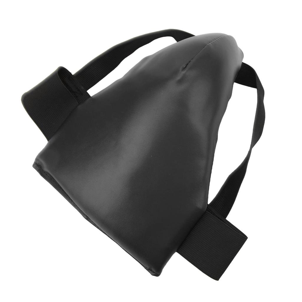 Tiefschutz fürs Boxen, PU, stoßfest, Schutz für das Boxtraining, Tiefschutz, Schwarz, S