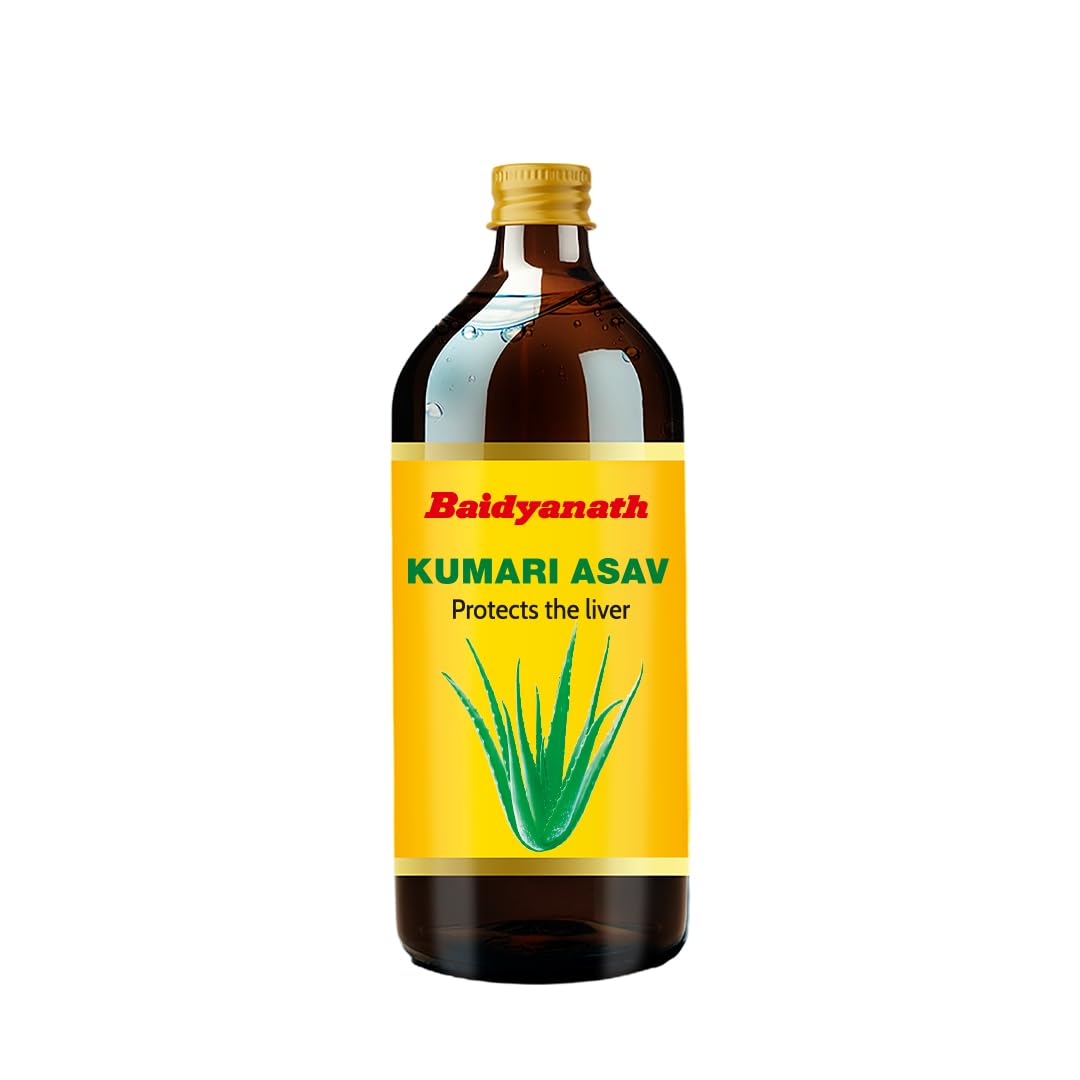 

Baidyanath Kumari Asav Ayurvedic Herbal Tonic For Liver Digestive Balance Aloe Vera 450 Ml Wellness Support Care