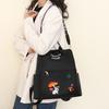 Embroidery Designer Women Backpack - Waterproof Oxford Anti-theft School Bag with Large Capacity