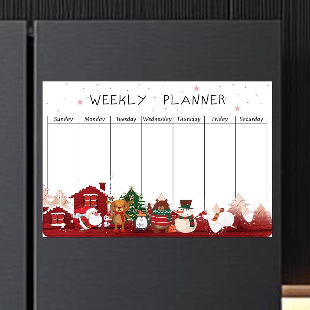 Multi-Style Magnetic Message Board: Wipeable Refrigerator Whiteboard Sticker