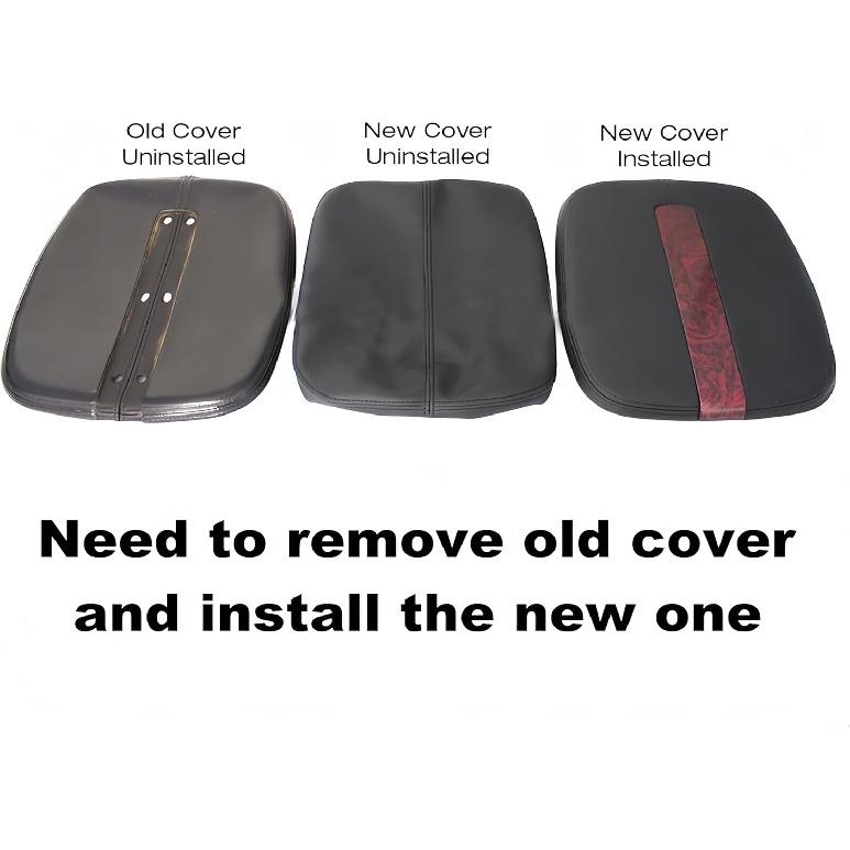 

Leather Center Console Lid Armrest Cover Black For Cadillac Escalade 2007 2008 2009 2010 2011 2012 2013 2014