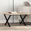 VidaXL Coffee Table X-Frame, Side Table, Sofa End Table, Living Room Furniture, 60x60x40.5cm Pine Wood 3282748