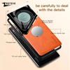 Custodia per HonorX9A in Pelle PU con Supporto Magnetico per Auto e Cover Rigida in PC per Huawei Honor X9A X9B X9C HonorX9b HonorX9c Custodie per Telefono 5G
