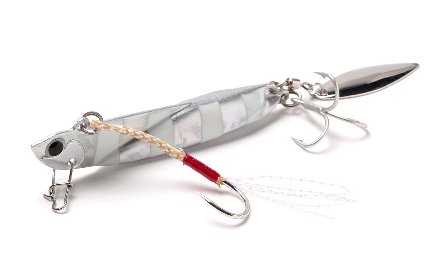 

Jackson Metal Jig Flying Daniel Blade 30g ZBG Zebra Glow