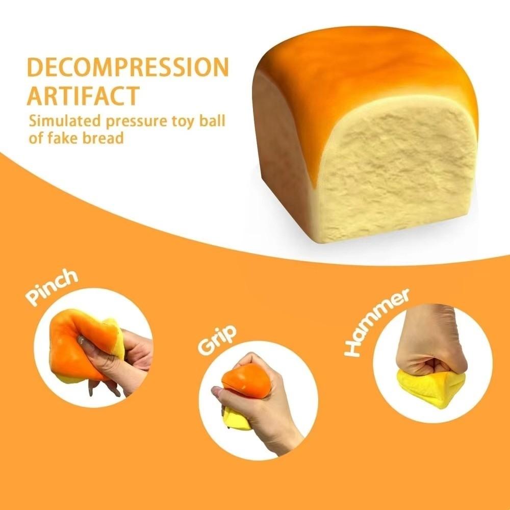 Soft Hawaiian Bread Squeeze Toy Squishy Calming Squishes Fidget Toys Pinch Le Stress Relief Slow Rebound Toy Home Decoration