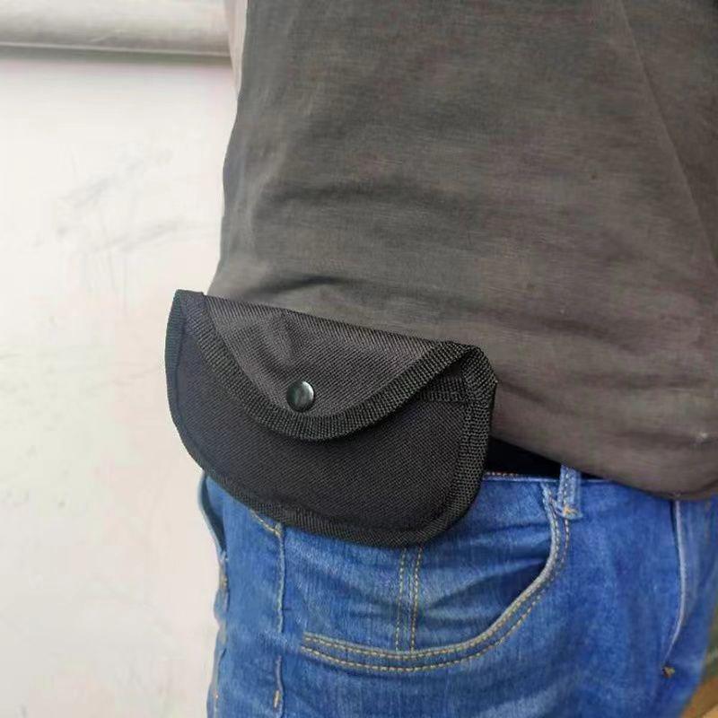 2/4PCS EDC Finger Tiger Protection Bag Shockproof Soft Lining Fist Ring Hanging Buckle Bag Iron Four-finger Cloth Cover Only Bag