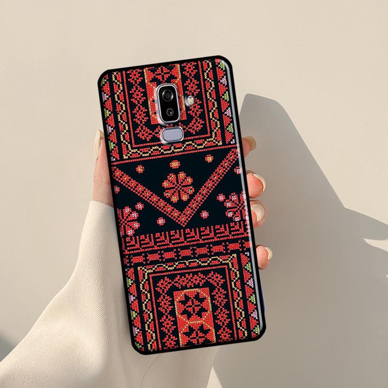 Embroidery Flowers Case For Samsung Galaxy J1 J3 J7 J5 2016 A3 A5 2017 J8 A7 A9 J4 J6 A6 A8 Plus 2018 Cover