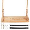 For Wooden Tree Swing 500lbs Load Capacity Wooden Swing For Kids Adults Adjustable Height Waterproof Hanging Swing Seat For Outd