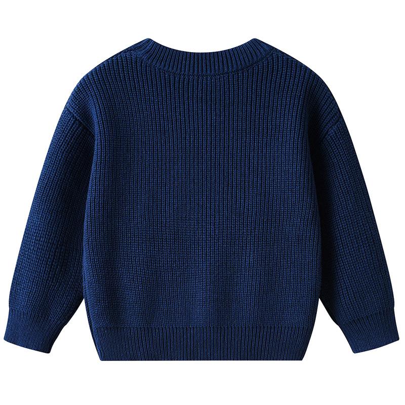 Autumn and Winter Children's Sweater DIYs Handmade Ball Baby Wool Top Girl Bottoming Sweater