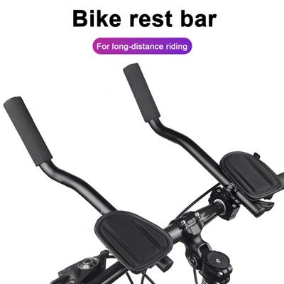 Bike Rest Handlebar High Strength Aluminium Alloy Thick Sponge Arm Cushion Cycling