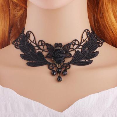 Δαντέλα Σέξι Κολιέ Κολάρο Αλυσίδα Κλείδα Κολιέ Λαιμού Αξεσουάρ