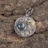 Moss Agate Gemstone Jewelry, Handmade Attractive Silver Spiritual Pendant For Women, 925 Sterling Silver Pendant For Gift