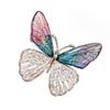 Sparkling Rhinestone Butterfly Brooch Sophisticated Butterfly Brooch Lapel Pin Jewelry for Gifting and Personal Style