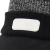 New Era Golf Visor Knit Cap, Black, Free GF Visor Knit TPU Logo, Black