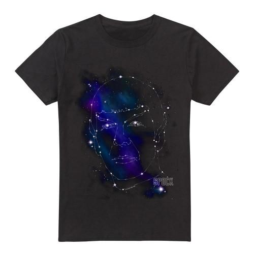 STAR TREK Mens Spock Constellations T-Shirt