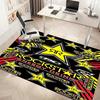 1pc Rockstar logo Print Area Rug - Soft, Washable Non-Slip Indoor Mat, Living Room, Home Office Decorative Rug,Office Decorative