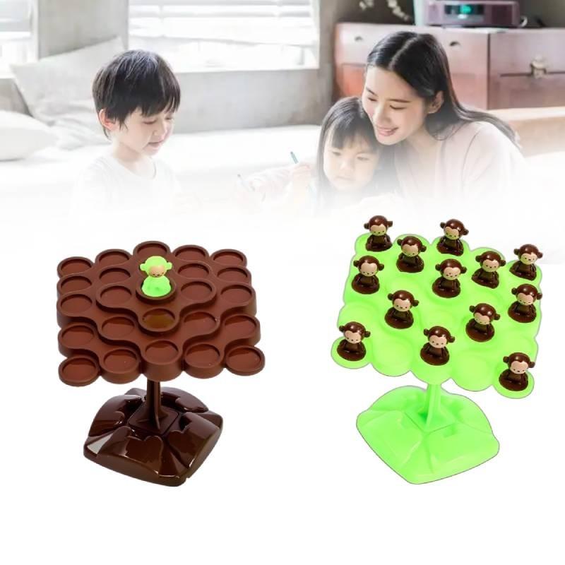 Engaging Monkey Balance Tree Two Person Interactive Balance Game Toy For Kids
