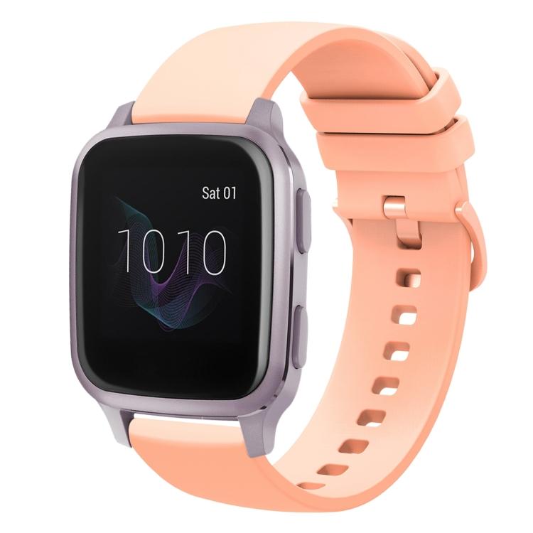 Für Garmin Venu SQ 20mm einfarbiges weiches Silikon-Uhrenarmband