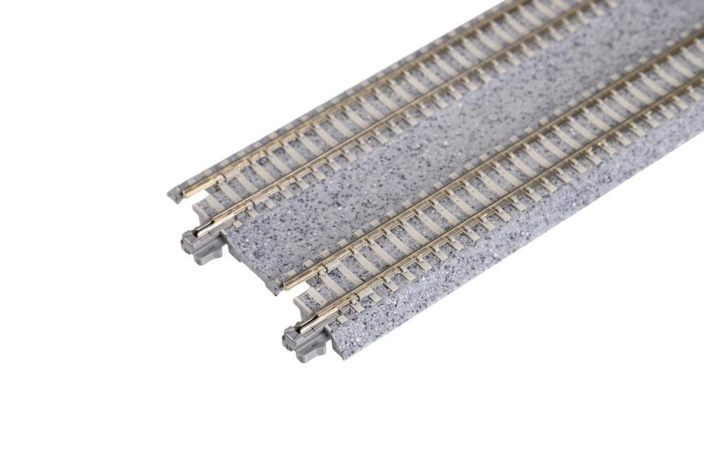 KATO Spur N Doppelgleis gerades Gleis 124mm 2 Stück Eisenbahnmodellbedarf 20-023