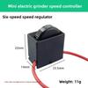 6-stufiger Regelungsschalter AC220V 12A 250V für elektrische Schleifmaschine Winkelschleifer DR2-6/1FE