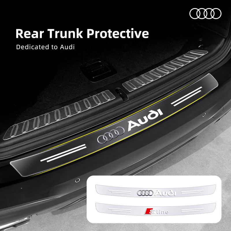 Průhledná ochranná nálepka na znak kufru auta pro Audi A3 A6 Q3 B5 B6 B7 B8 B9 Q7 8P 8V 8L A5 A4 C6 C5 C7 4F A1 A7 A8 Q2 Q5 RS3