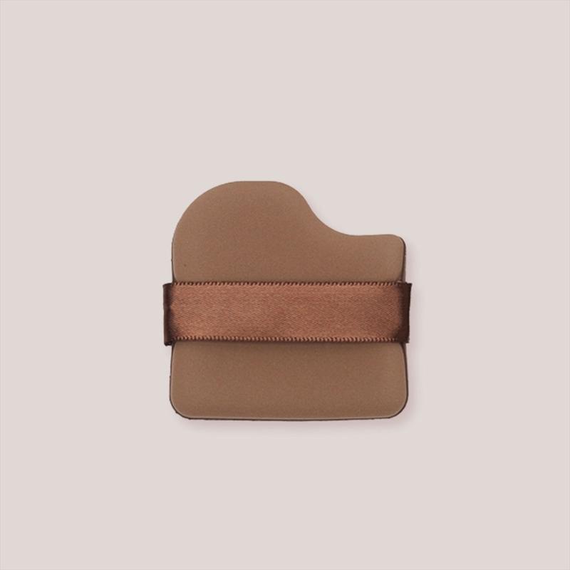 4/6 Pieces Small Thumb Cosmetic Puff Chocolate Biscuit Powder Puff Wet Dry Finger Powder Puff  Makeup Tool