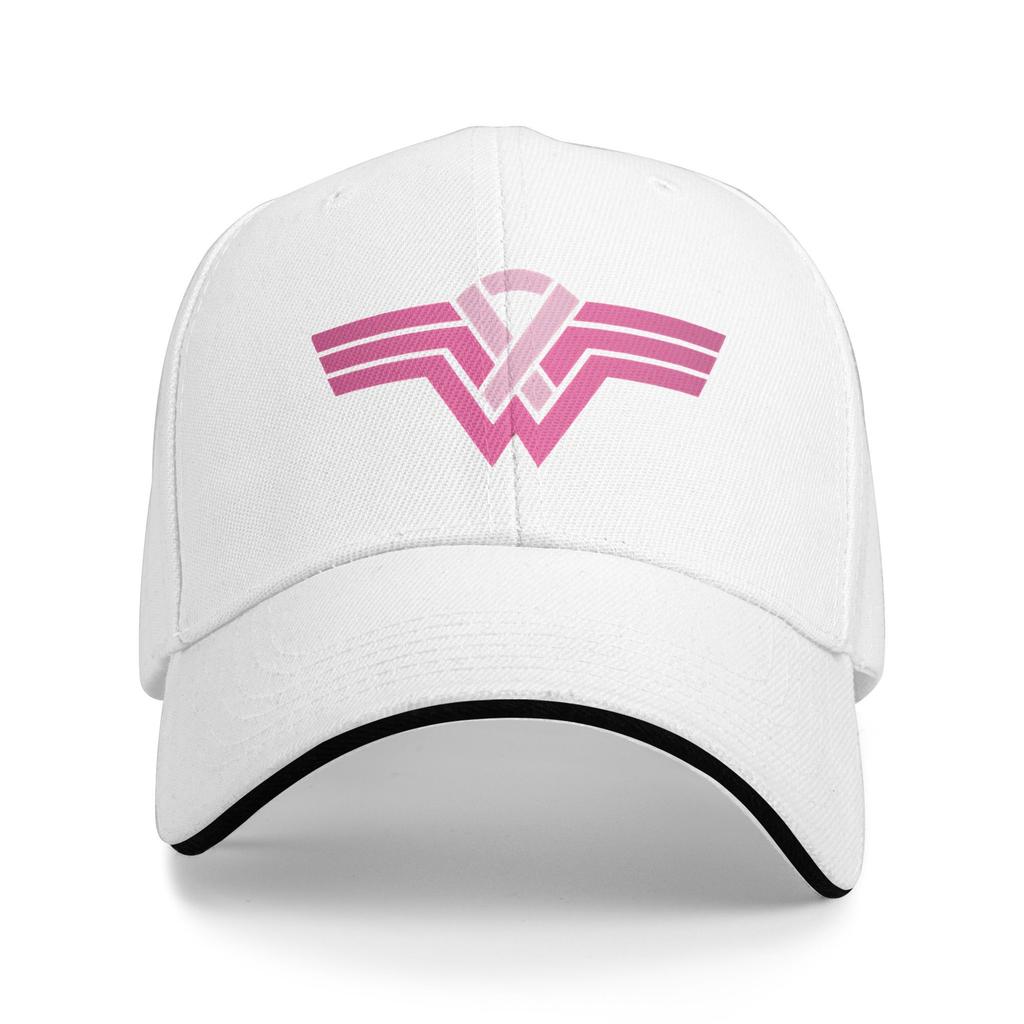 Pink Breast Cancer Awareness Ribbon Sandwich Caps Adult HipHop  Hats Fishing Hat Adjustable Polyester Baseball Caps Summer