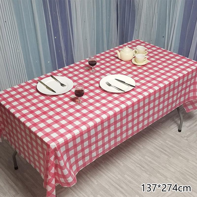 1PC Birthday Party Plastic Table Cover Disposable Table Cloth Waterproof Oil Proof Tablecloth Supplies