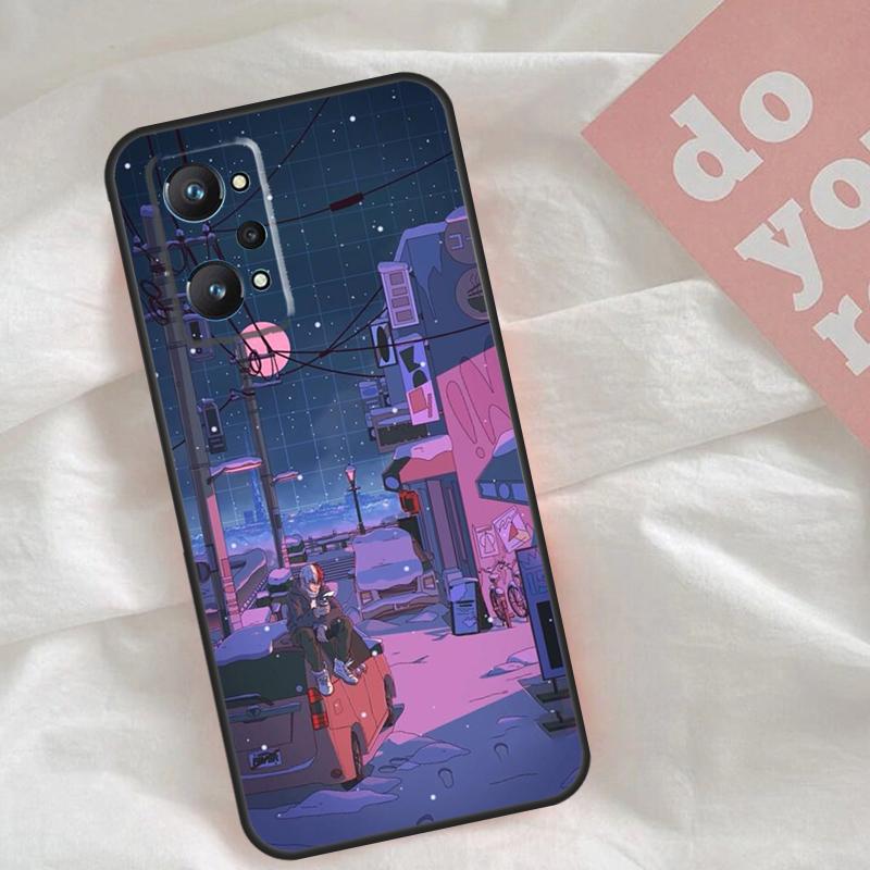 Manga Anime Street Case For Realme C75 C63 C61 C65 C67 C55 C51 C53 C35 C71 15 11 12 13 14 Pro Plus GT6 GT7 Pro