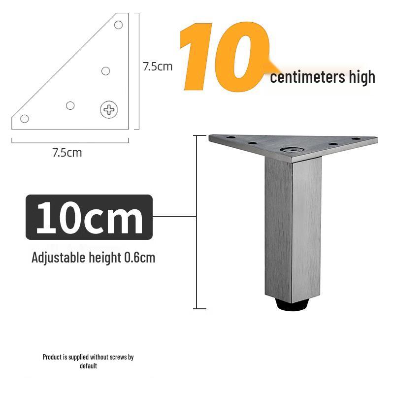 Triangular Aluminum Alloy Adjustable Sofa and Cabinet Legs