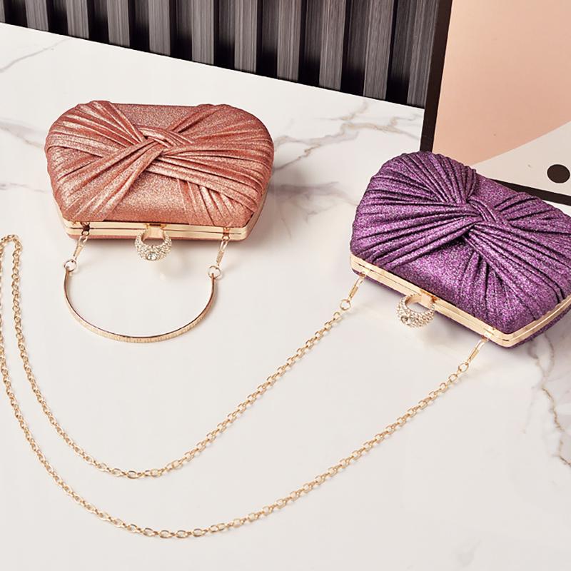 Designer Bags Woman Luxury 2026 Purses for Woman Evening Crossbody Shoulder Handbags Wedding Party Bags Golden New Small Clutch