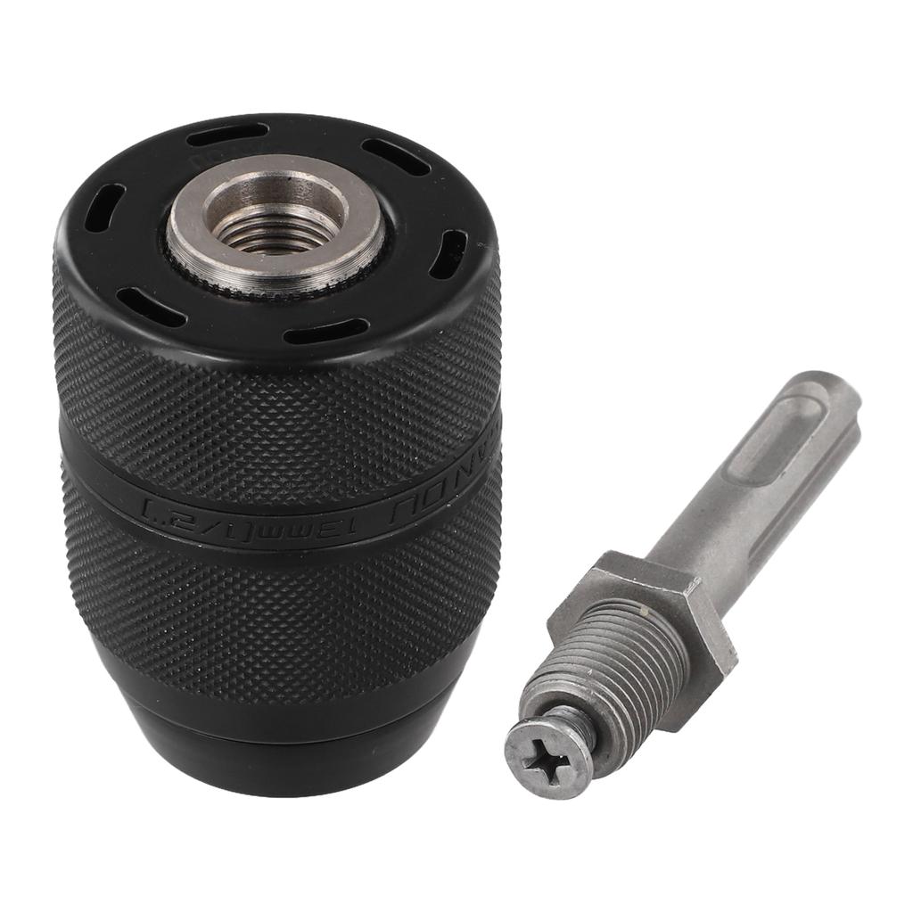 2-13mm 1/2-20UNF Quick-Change Adapter Drill Chuck For SDS Plus Shanks - Chrome Vanadium Steel - Keyless Drill Chuck Change