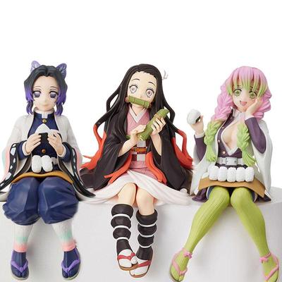 Dämonentöter Tsuyuri Kanawo Kochou Shinobu Kanroji Mitsuri PVC Figur Nezuko Kamado Anime Kimetsu No Yaiba Puppenspielzeug