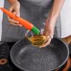 Silicone BBQ Oil Brush Creative Carrot Shape Barbeque Brush For Safe And Durable Cooking