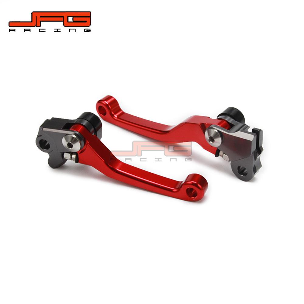Compatible with: CR125R/250R, CRF250R/450R/250X/450X - Modified Bullhorn Brake & Clutch Levers