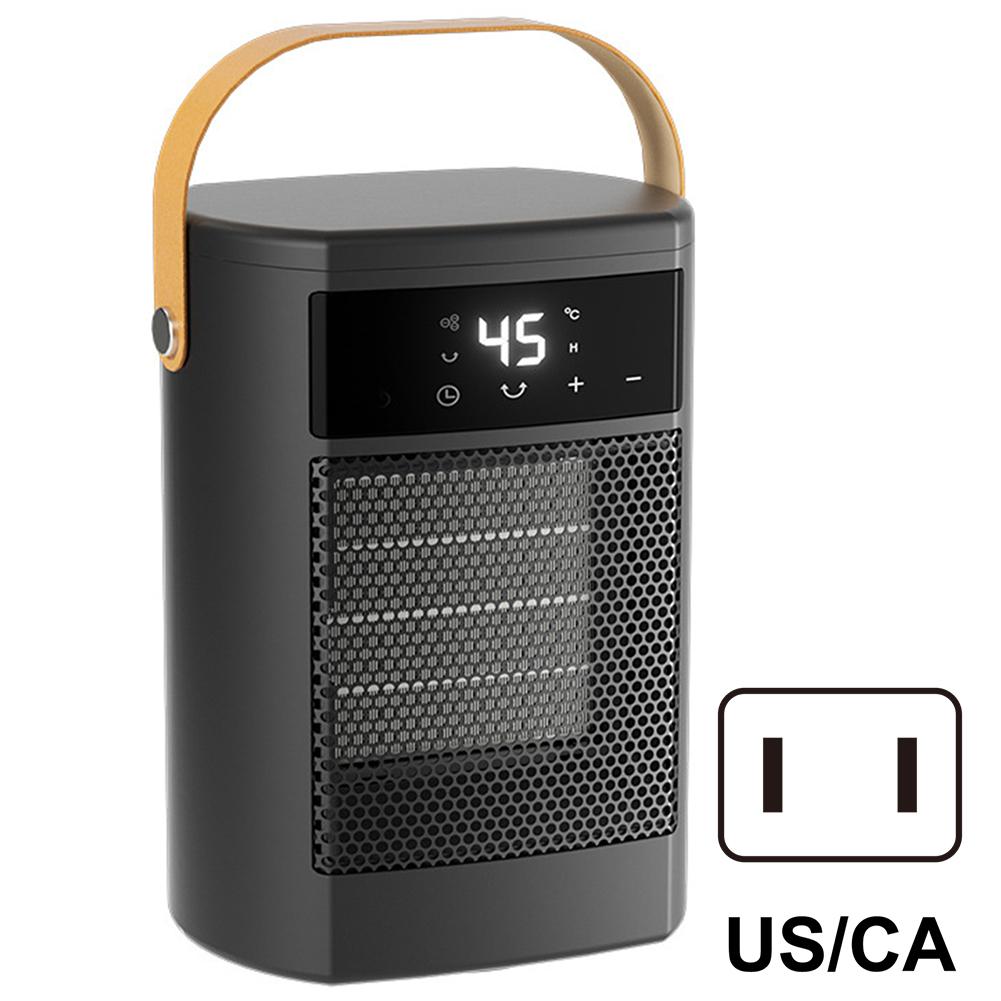 Space Heater Desktop High-Power-Output Digital Display Electric Heaters Quiet Rapid Heating Warm Blower Fan For Household Warmth US