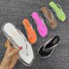 2023 New Women's Summer Fashion Soft Sole Flat Flip-Flops Beach Shoes