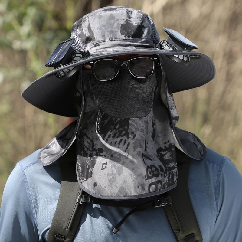 Men's Outdoor Solar-Powered Cooling Fan Hat