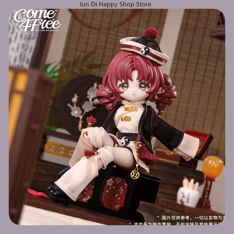 COME4FREE 1/12 BJD Doll Clothes Chinese Style SeriesTraditional Chinese  Clothes Outfit Set for OB11 Doll