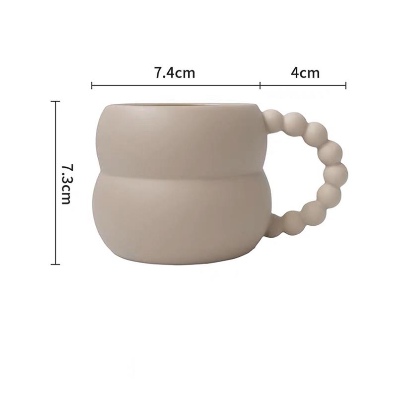 Cana Europeană din Ceramică Mâner Perlat Fin Ceașcă de Cafea 270ml Ceșcuță Europeană de Ceai cu Floare de Camelie pentru După-amiază, Cană pentru Lapte pentru Mic Dejun cu Fulgi de Ovăz