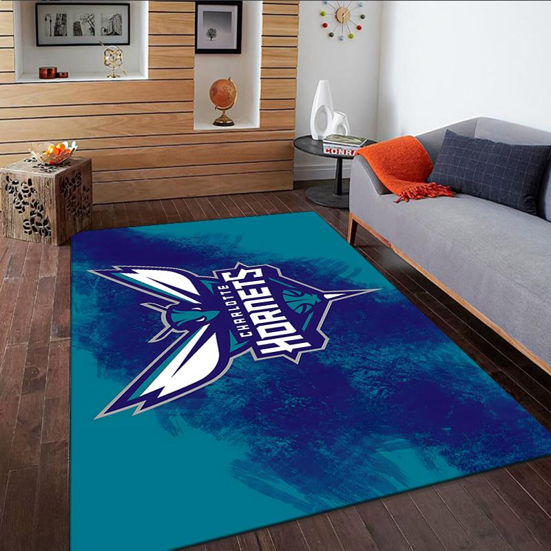 Charlotte Logo Art Carpet, Kitchen Rugs, Yoga Mat, Non-Slip Mats, Rug for Bathroom, Living Room bedroom, Camping Rugs Christmas Gift