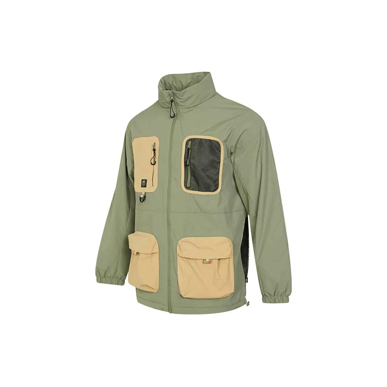 

Vans Multi-Pocket Patchwork Camping Work Jacket Men Jacket Green VN0008YFTD8 XS