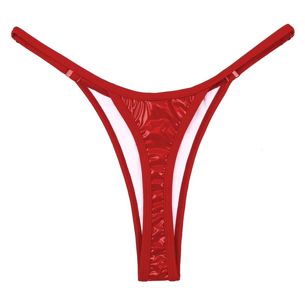 All Seasons Sequins Thong Sexy Lingerie Low Waist Panties