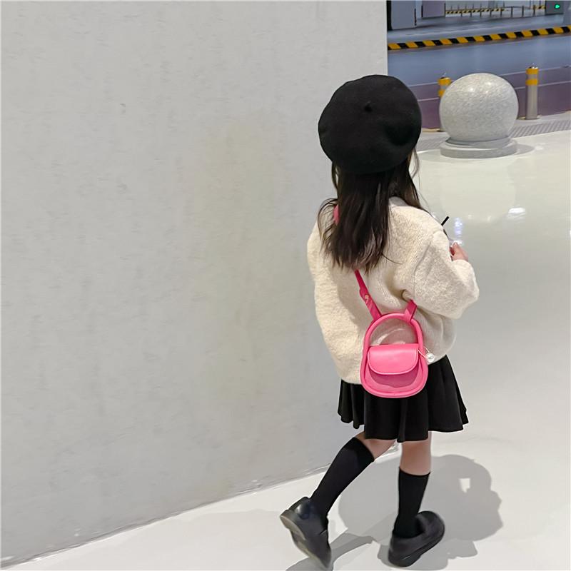 Stylish Mini Pu Leather Handbag For Kids With Trendy Colors Ideal For Daily Use