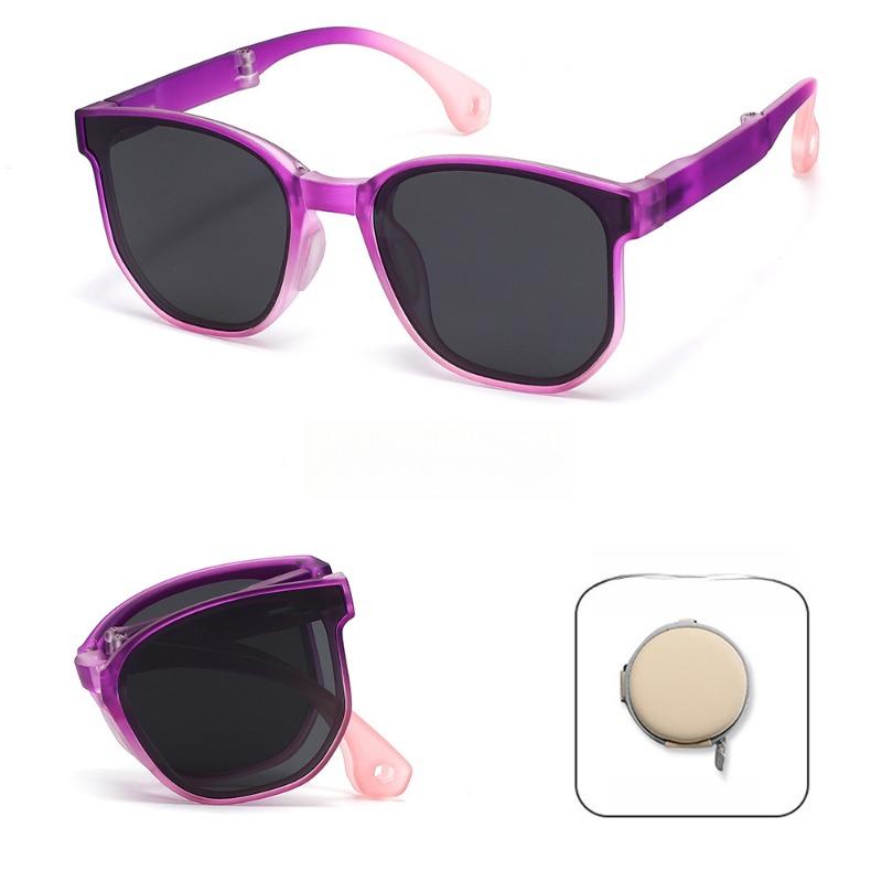 

1 шт. Новые модные детские складные солнцезащитные очки для улицы, солнцезащитные складные детские солнцезащитные очки