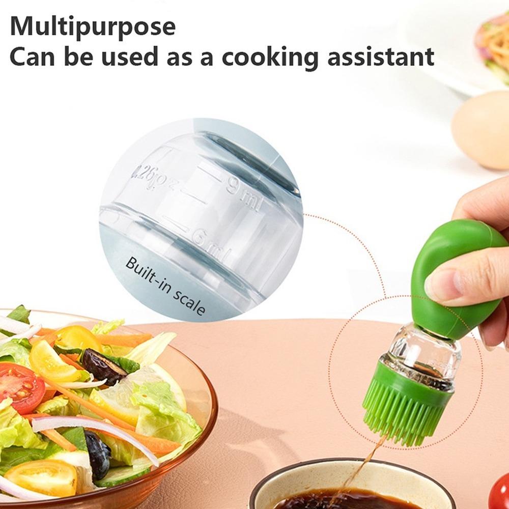 Kitchen Cooking Brushes Baking Barbecue Oil Brush Dispenser Pastry Steak Oil Brushes Kitchen Baking BBQ Tool