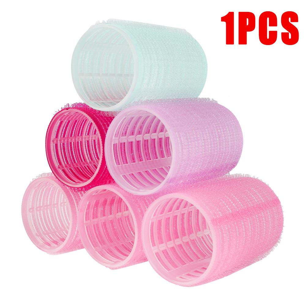 1/3/6Pcs Plastic Hair Rollers Hairdressing Self-adhesive Bangs Roll Home Use DIY Magic Hair Styling Roller Curlers Beauty Tools
