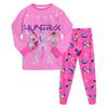 Children's Fashion Suit Skirt Round Neck Long Sleeve Top Pants