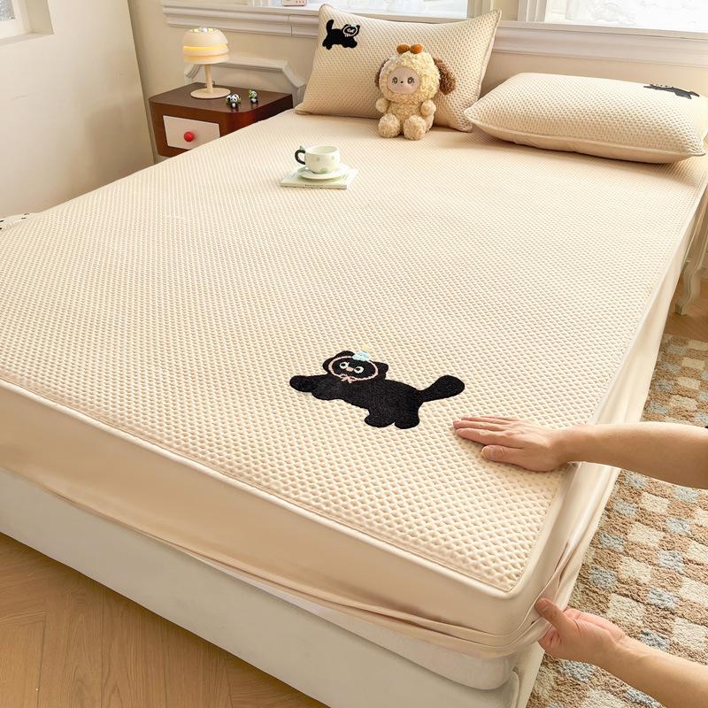 Padded Mattress, Padded Mattress, Thickened Waterproof Simmons Mattress, Protective Bedspread, Children's Cartoon Student Dormitory Single Double